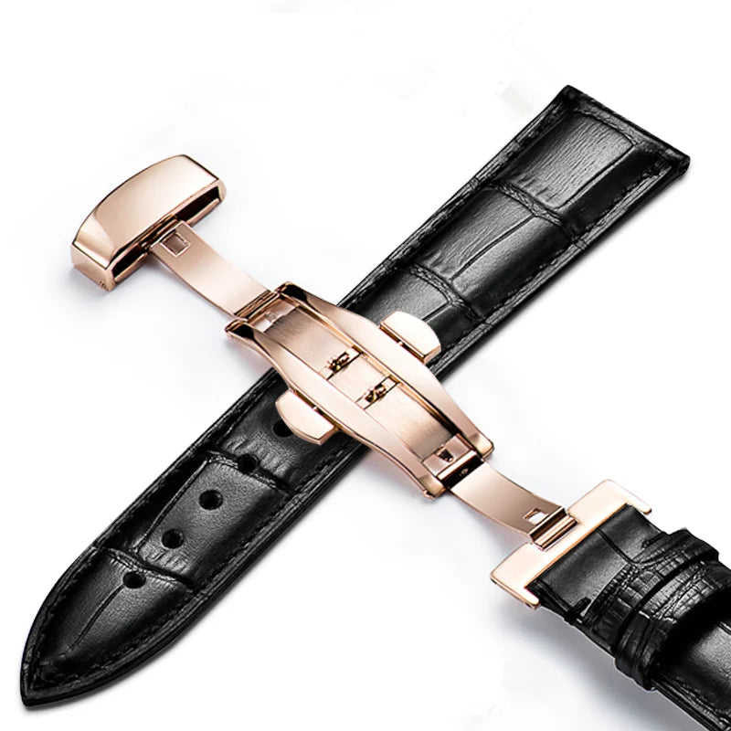 Calfskin Leather Watch Strap